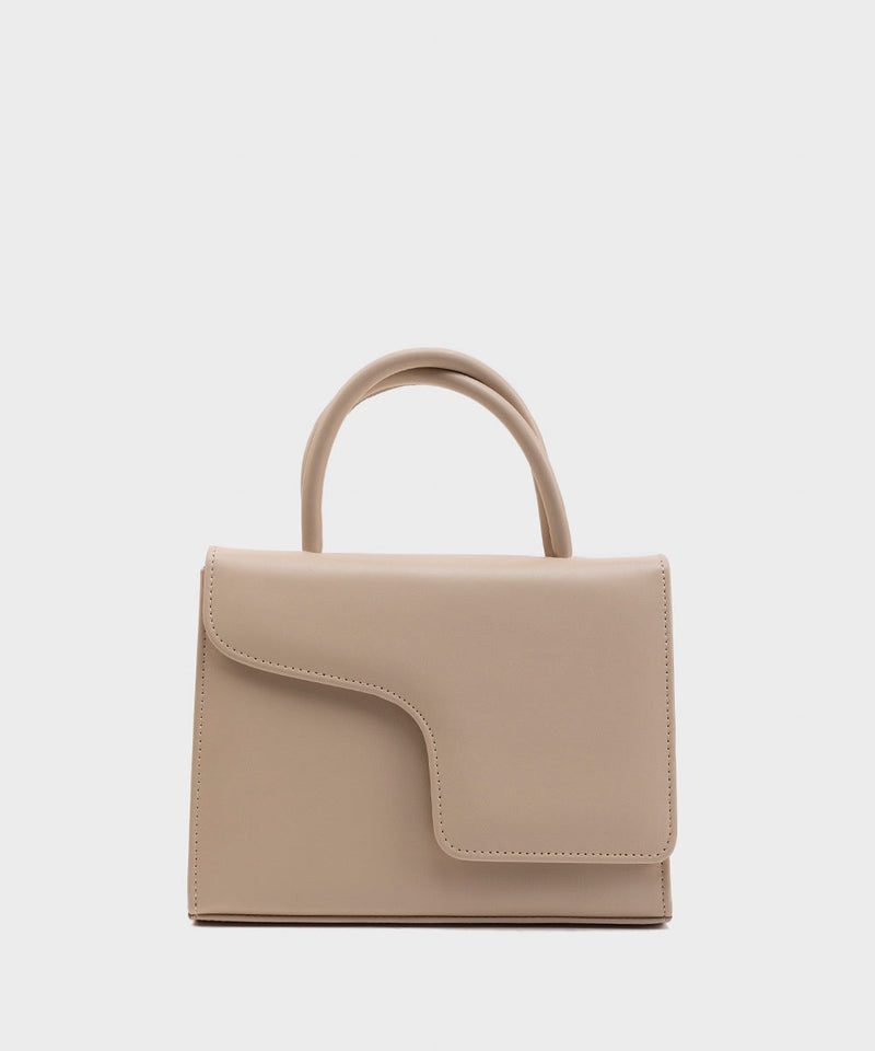 Off White Top Handle Bag