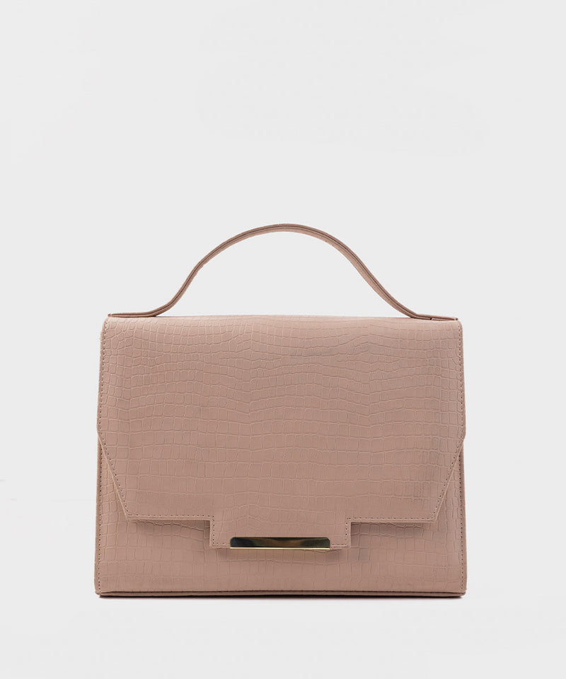 Pink Top Handle Bag