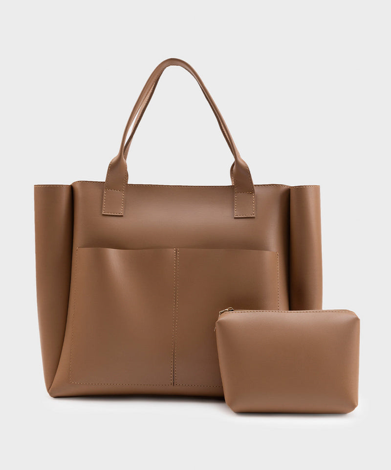 Beige Tote Bag