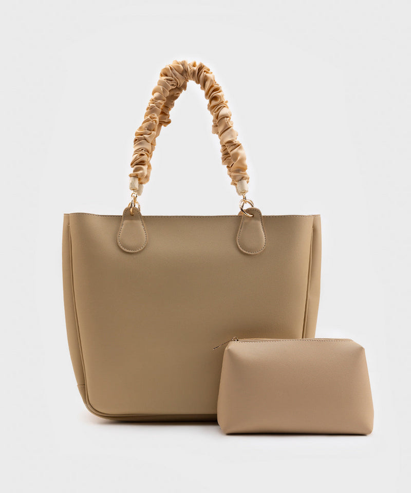 Beige Tote Bag