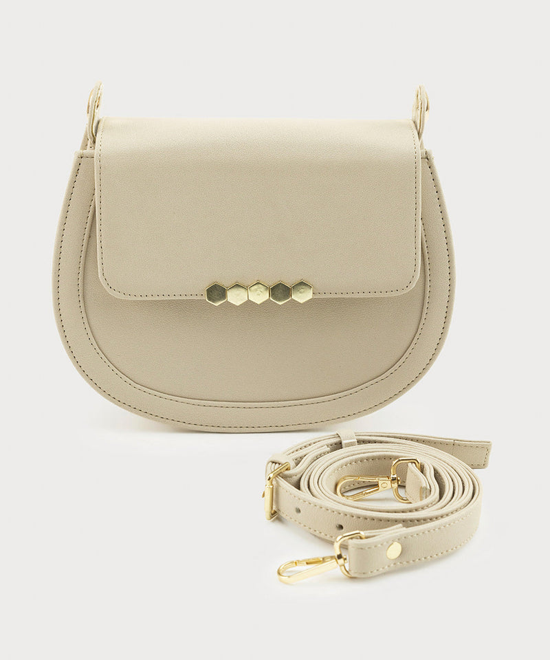 Faux Leather Crossbody Bag