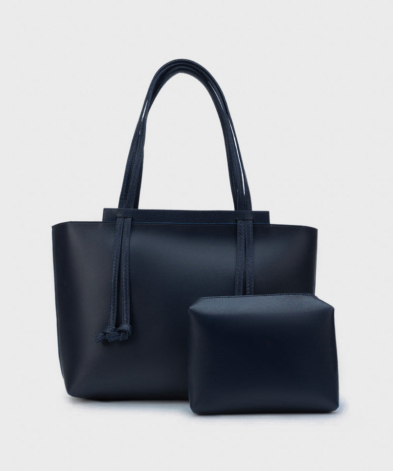 Faux Leather Tote Bag