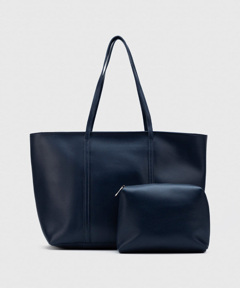 Faux Leather Tote Bag