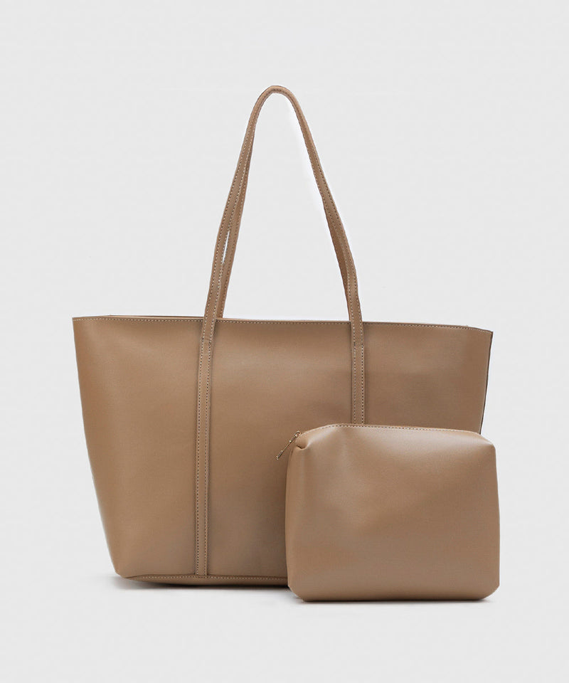 Faux Leather Tote Bag