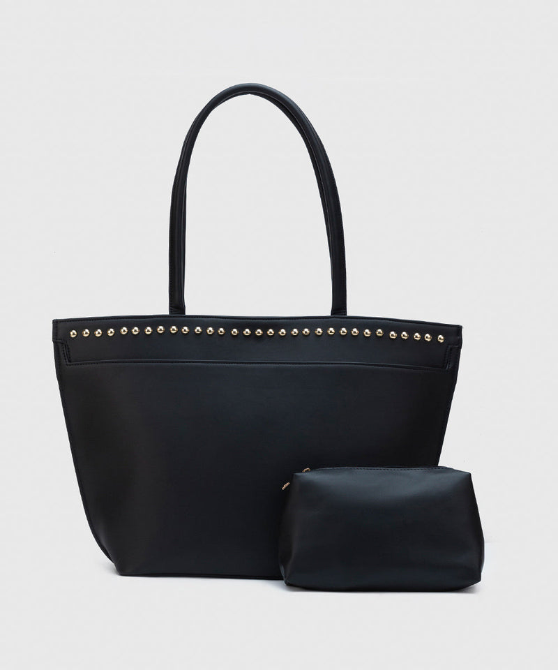 Faux Leather Tote Bag