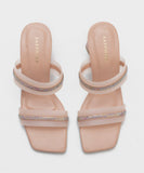 Embellished Block Heels