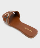 Canvas Flats with Buckle Detail