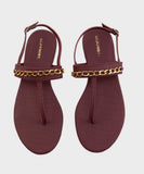 Sandals with Chain Detail