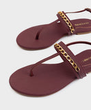 Sandals with Chain Detail