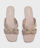 Embellished Square-toe Flats