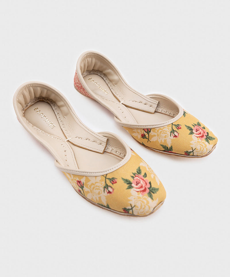 Printed Leather Khussas