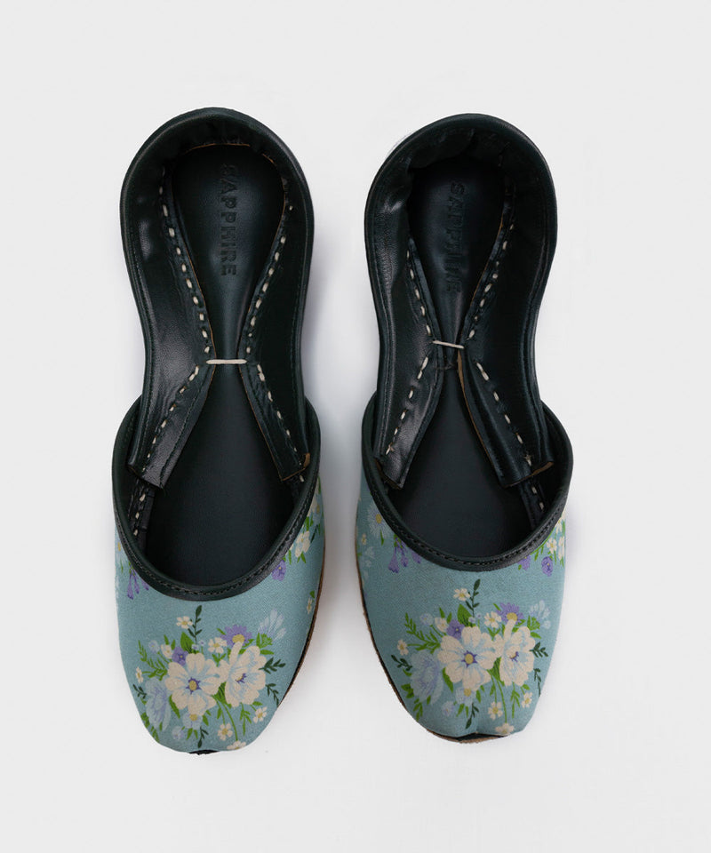 Printed Leather Khussas