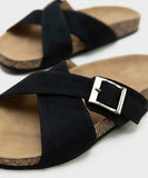 Comfort Slides with Buckle Detail