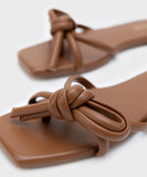 Strappy Square Toe Flats