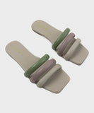 Strappy Square Toe Flats