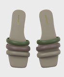 Strappy Square Toe Flats