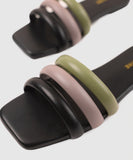 Strappy Square Toe Flats