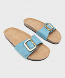 Comfort Slides with Buckle Detail