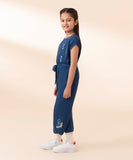 Embroidered Linen Jumpsuit