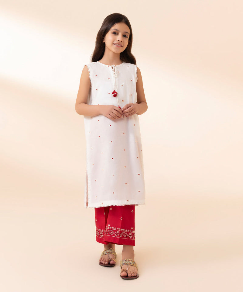 Embroidered Cambric Shirt