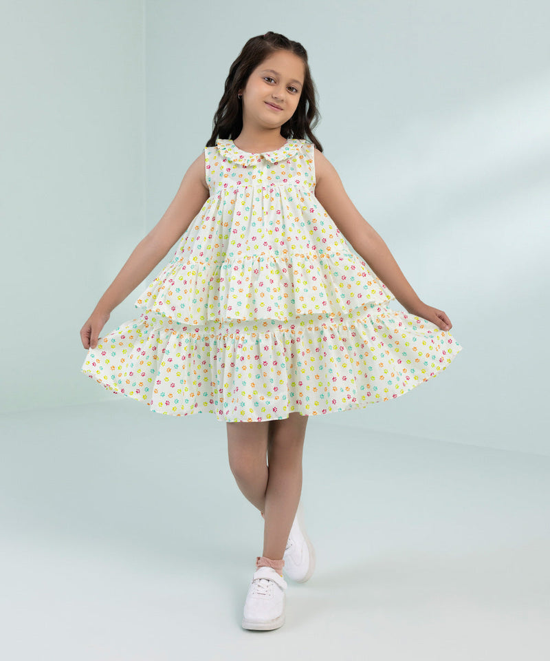 Printed Cambric Dress