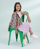 Printed Dress with Jacket