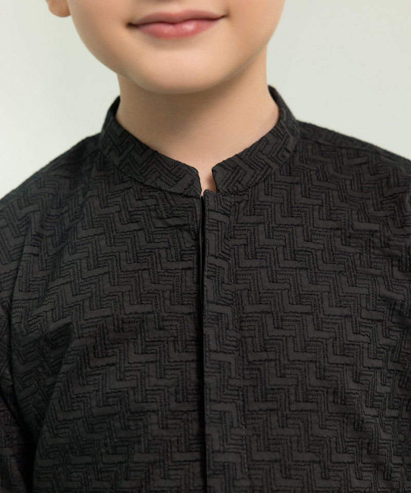 Embroidered Cotton Kurta