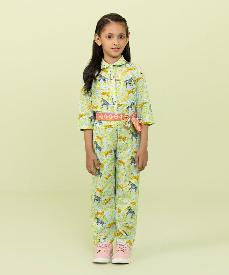 Printed Cambric Jumpsuit