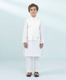 Embroidered Dobby Waistcoat