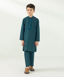 Embroidered Cotton Suit