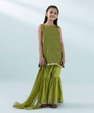 3 Piece - Embroidered Khaddi Net Suit