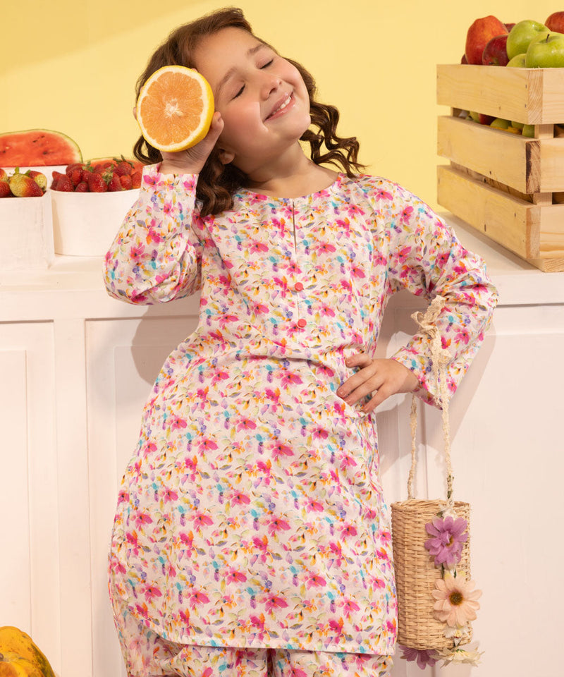 2 Piece - Printed Lawn Suit