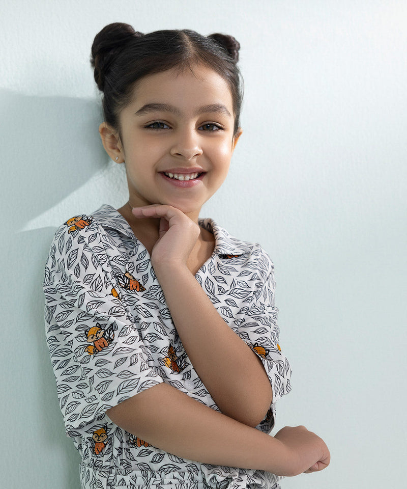 Embroidered Linen Set