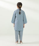 2 Piece - Embroidered Raw Silk Suit