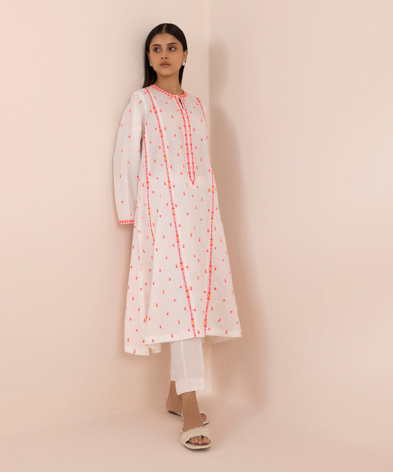 Embroidered Cambric Shirt