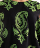 Flared Jacquard Shirt