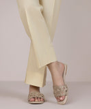 Solid Cambric Straight Pants