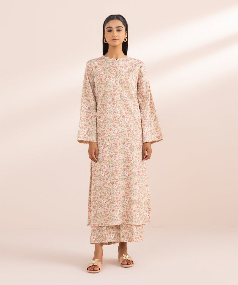 Printed Seersucker Shirt