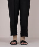 Raw Silk Straight Pants