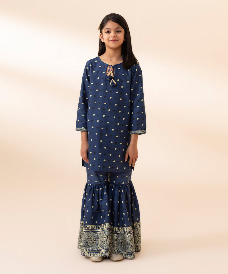 2 Piece - Printed Cambric Set