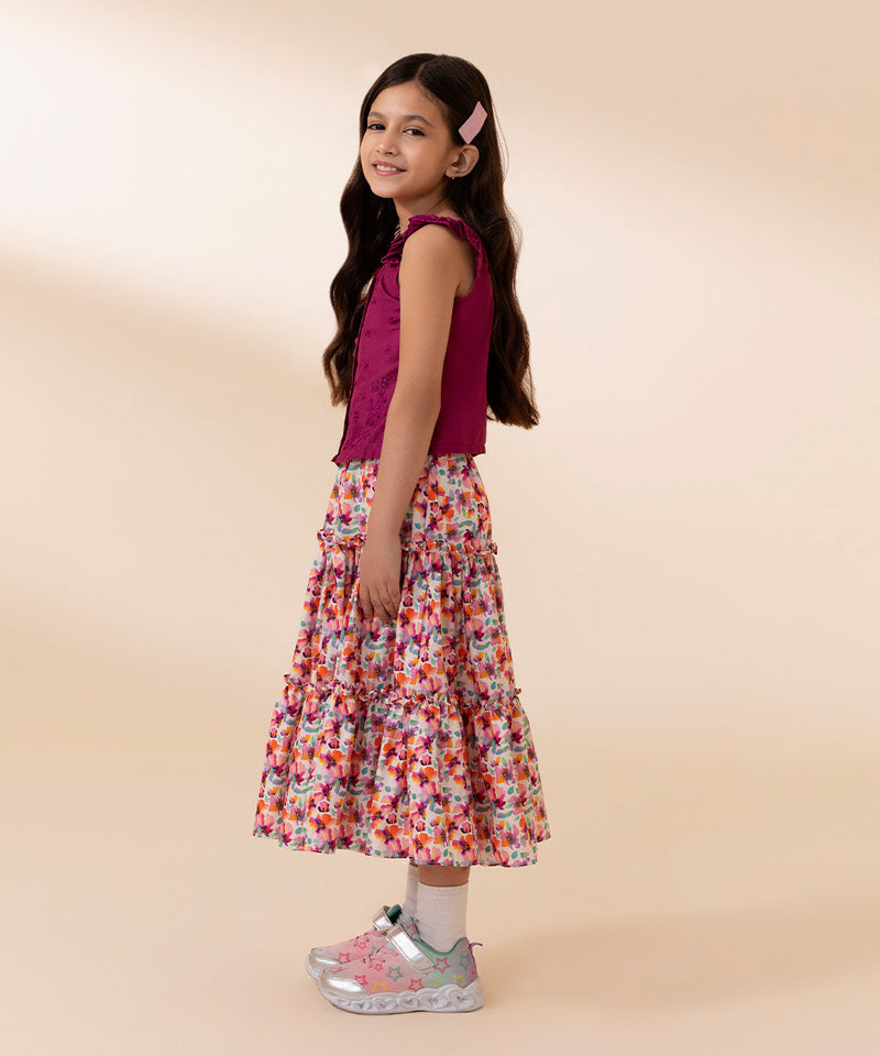 2 Piece - Embroidered Lawn Set