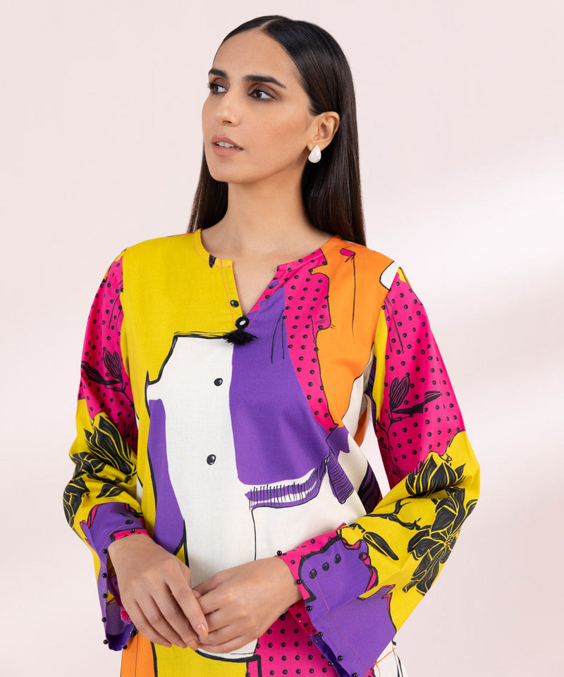 Printed Cotton Viscose Shirt