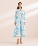 Printed Cambric Flared Shirt