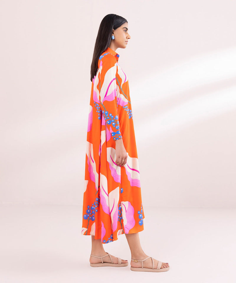 Printed Arabic Lawn Shirt