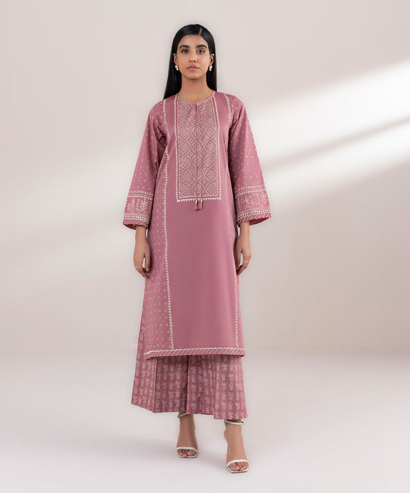 Block Printed Lawn Shirt