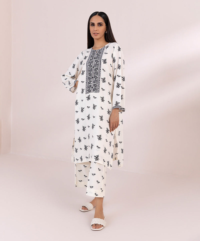 Printed Arabic Lawn Shirt