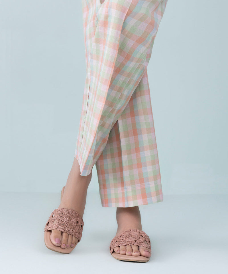 Yarn Dyed Straight Pants