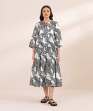 Printed Lawn Tier Dress