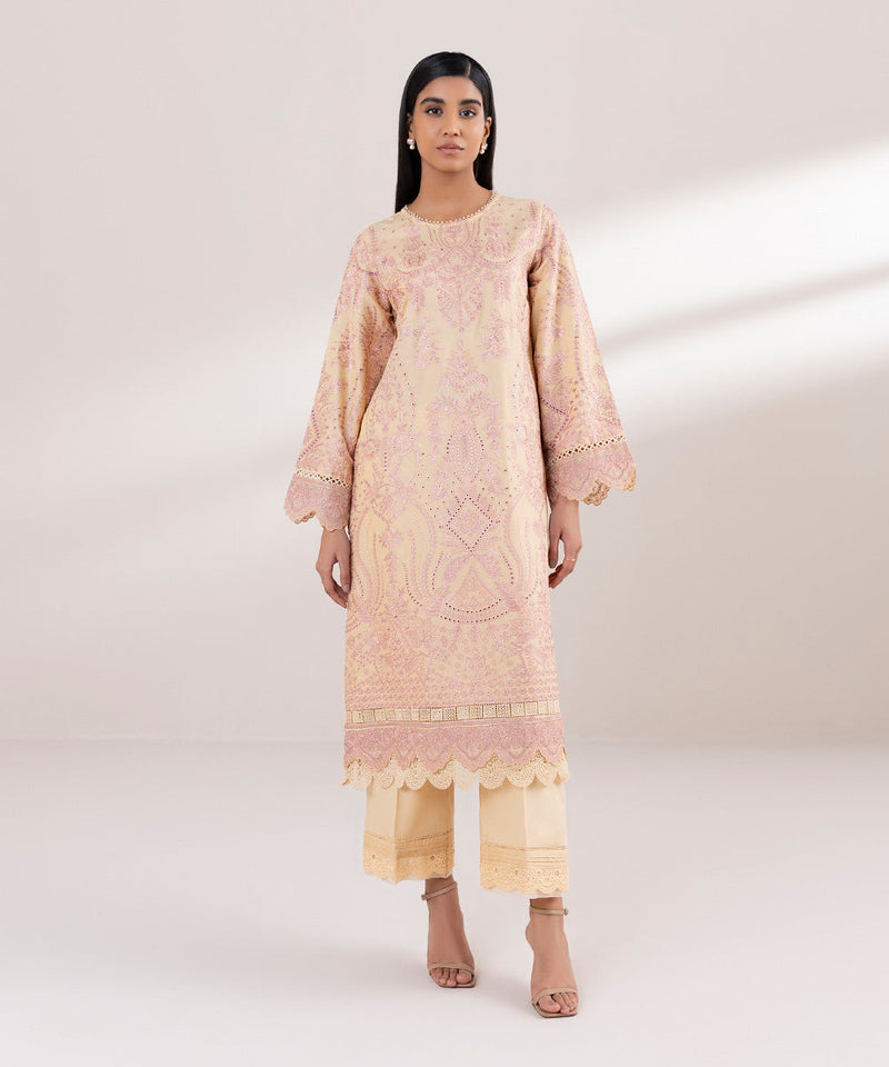 Embroidered Luxury Satin Shirt