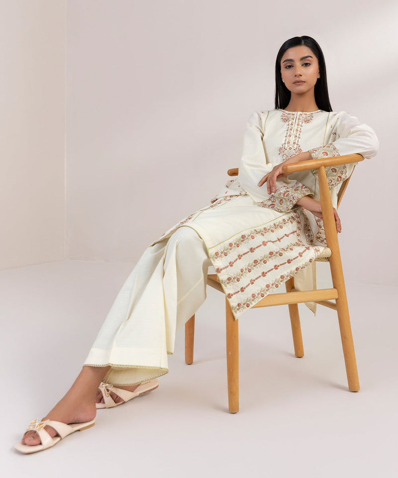 Embroidered Dobby Shirt